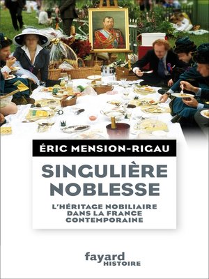 cover image of Singulière noblesse
